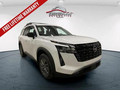 Everest White Pearl Tricoat 2026 Nissan Pathfinder SV