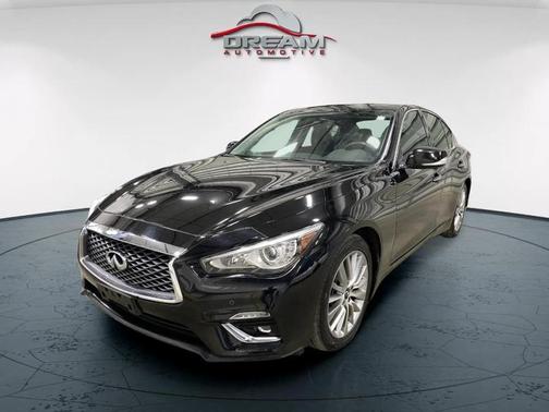 Black Obsidian 2022 INFINITI Q50 3.0t LUXE