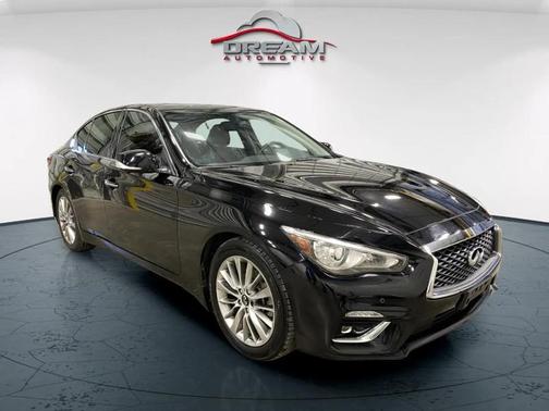 Black Obsidian 2022 INFINITI Q50 3.0t LUXE