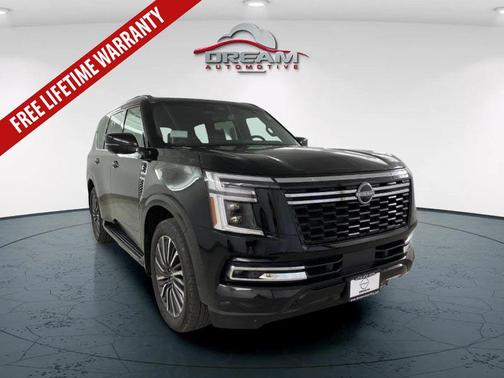Super Black 2025 Nissan Armada Platinum Reserve 4WD