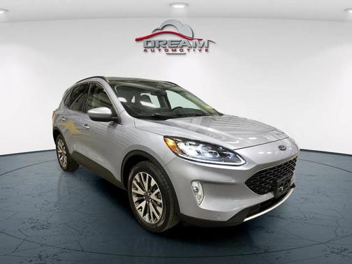 Iced Blue Silver Metallic 2022 Ford Escape Titanium