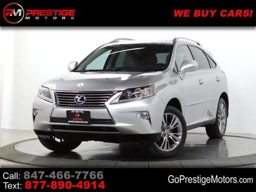 Silver Lining Metallic 2013 Lexus RX 450h Base