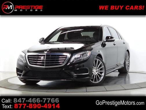 Black 2014 Mercedes-Benz S-Class 4MATIC