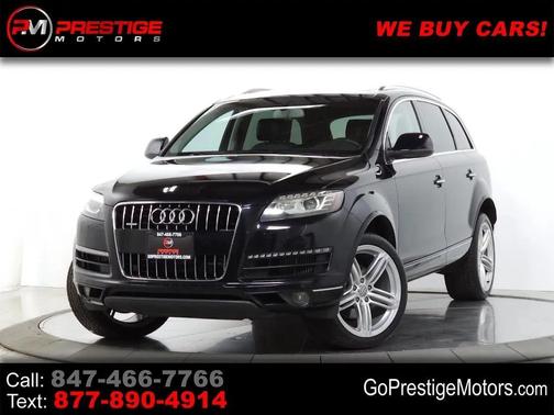 Black 2015 Audi Q7 3.0 TDI Premium Plus