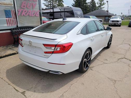 WHITE 2022 Honda Accord Sport 1.5T