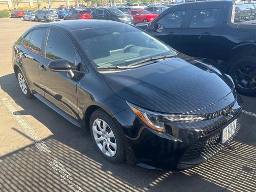 Midnight Black Metallic 2025 Toyota Corolla LE