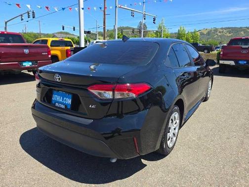 Midnight Black Metallic 2025 Toyota Corolla LE
