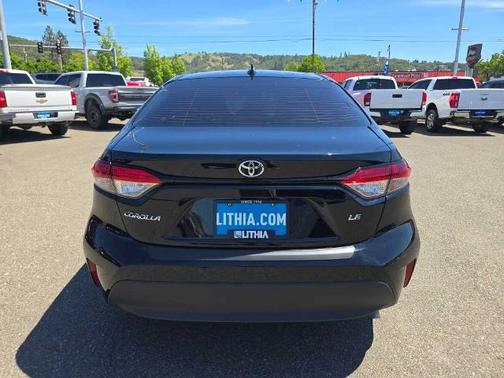 Midnight Black Metallic 2025 Toyota Corolla LE