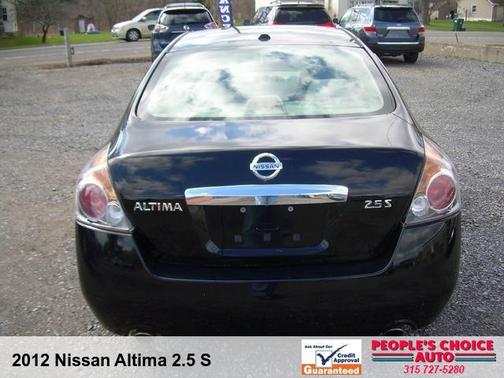 Super Black 2012 Nissan Altima 2.5 S