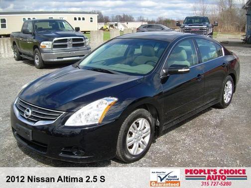 Super Black 2012 Nissan Altima 2.5 S