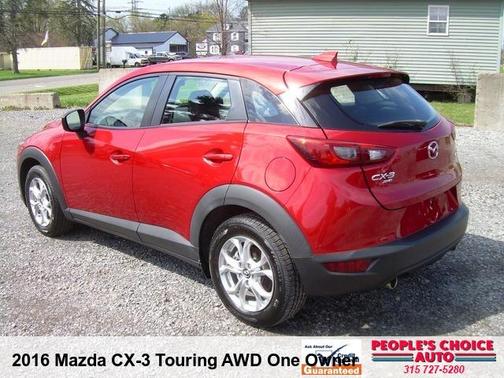 Soul Red Metallic 2016 Mazda CX-3 Touring