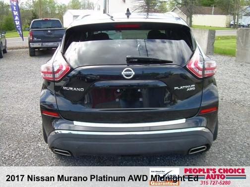 Magnetic Black 2017 Nissan Murano Platinum