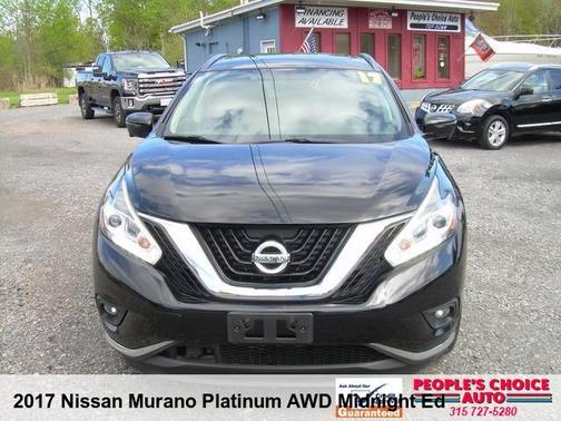 Magnetic Black 2017 Nissan Murano Platinum