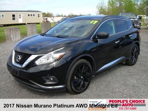 Magnetic Black 2017 Nissan Murano Platinum