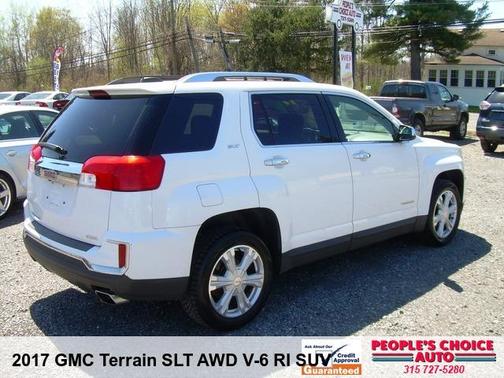 White 2017 GMC Terrain SLT