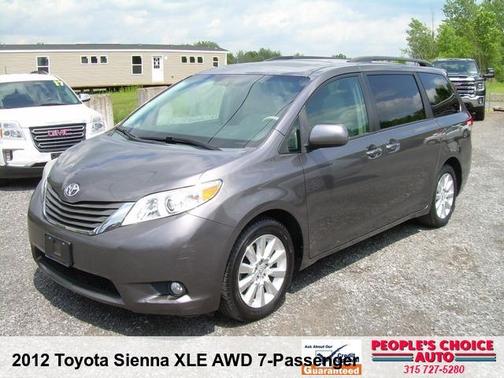 Gray 2012 Toyota Sienna XLE