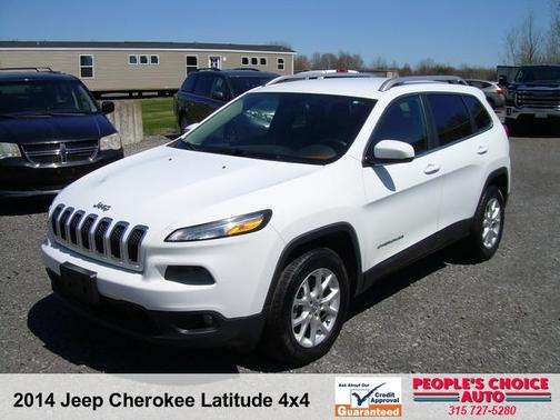 White 2014 Jeep Cherokee Latitude