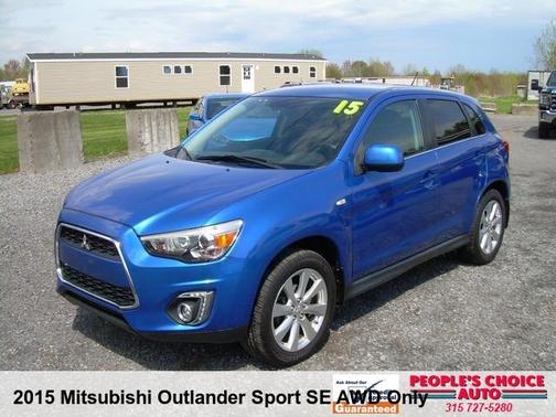 Blue 2015 Mitsubishi Outlander Sport SE
