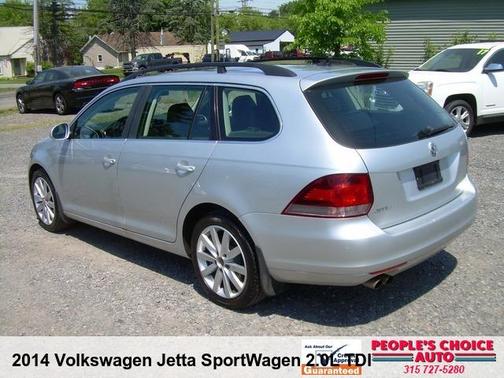 Silver 2014 Volkswagen Jetta SportWagen