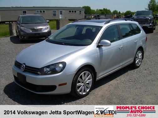 Silver 2014 Volkswagen Jetta SportWagen
