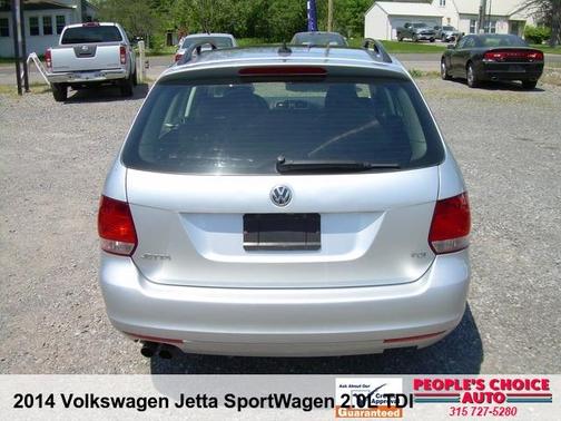 Silver 2014 Volkswagen Jetta SportWagen