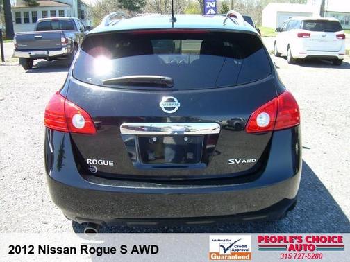 Super Black 2012 Nissan Rogue SV