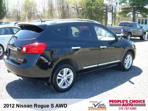 Super Black 2012 Nissan Rogue SV