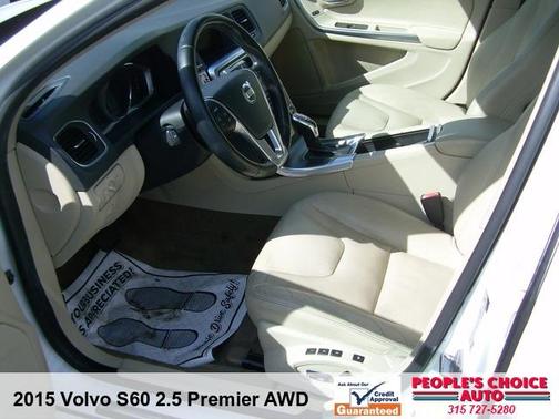 Ice White 2015 Volvo S60 T5 Premier