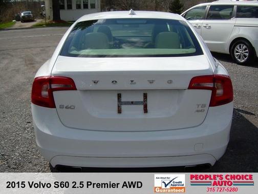 Ice White 2015 Volvo S60 T5 Premier