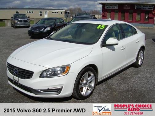 Ice White 2015 Volvo S60 T5 Premier