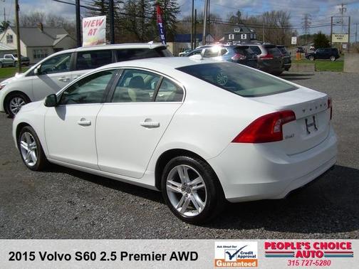 Ice White 2015 Volvo S60 T5 Premier