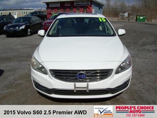 Ice White 2015 Volvo S60 T5 Premier