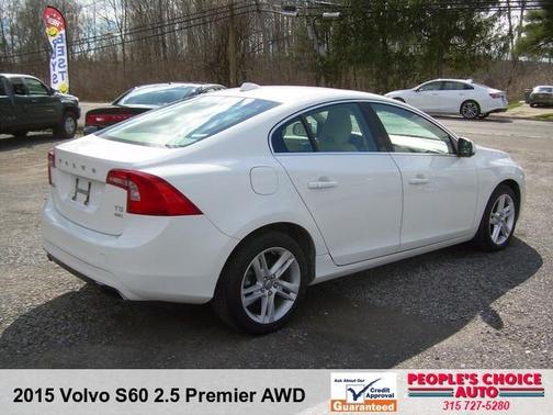 Ice White 2015 Volvo S60 T5 Premier