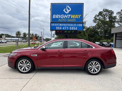 Red 2018 Ford Taurus Limited