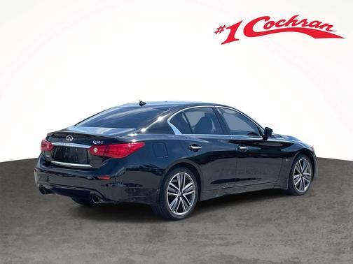 Black Obsidian 2015 INFINITI Q50 Sport