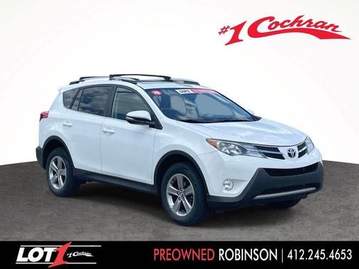 Super White 2015 Toyota RAV4 XLE