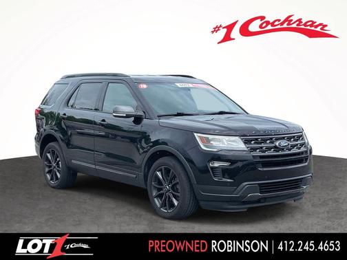 Agate Black Metallic 2019 Ford Explorer XLT
