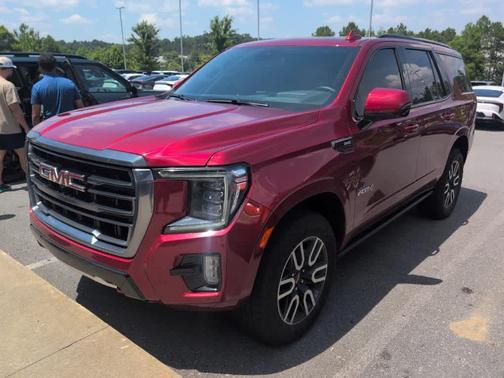 Volcanic Red 2024 GMC Yukon AT4