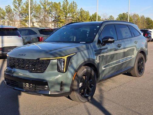 Green 2026 Kia Sorento Hybrid X-LINE SX PRESTIGE