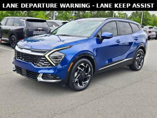 Sapphire Blue 2023 Kia Sportage SX-Prestige