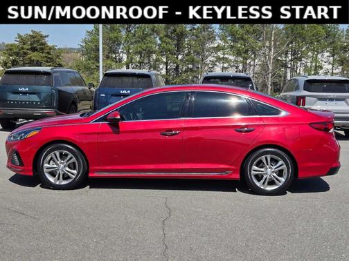 Scarlet Red 2018 Hyundai SONATA Sport
