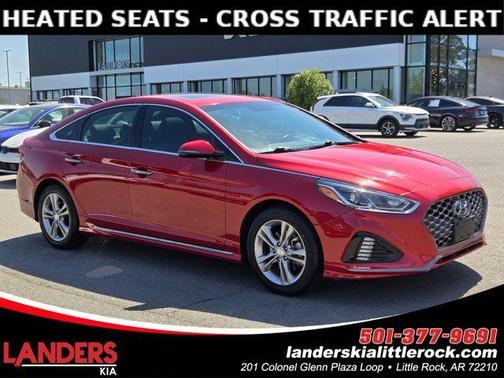 Scarlet Red 2018 Hyundai SONATA Sport