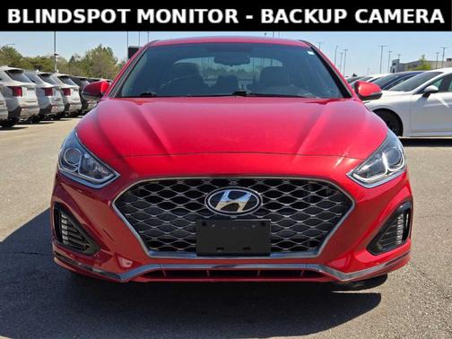 Scarlet Red 2018 Hyundai SONATA Sport