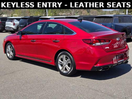 Scarlet Red 2018 Hyundai SONATA Sport