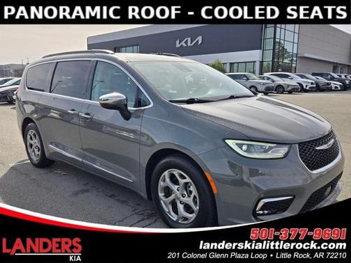 Ceramic Gray Clearcoat 2023 Chrysler Pacifica Limited Passenger Van
