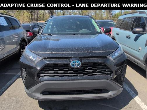 Midnight Black Metallic 2021 Toyota RAV4 Hybrid LE