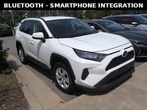 Super White 2021 Toyota RAV4 LE