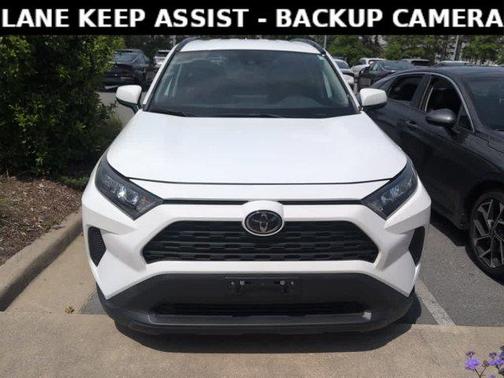 Super White 2021 Toyota RAV4 LE