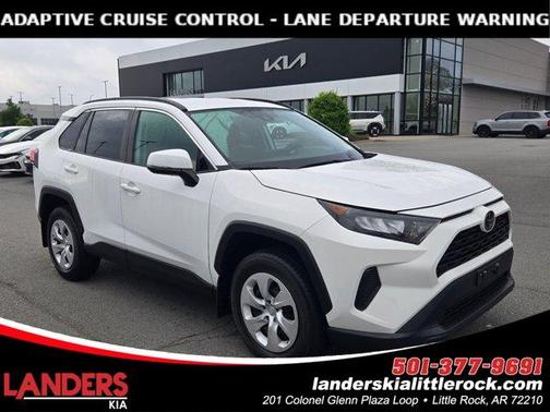 Super White 2021 Toyota RAV4 LE