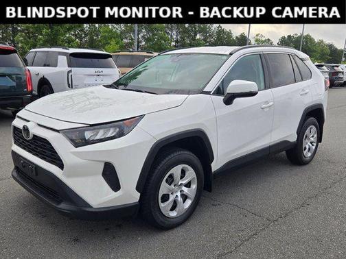Super White 2021 Toyota RAV4 LE